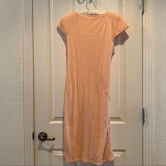 Anthropologie Audny Front Tie Dress New Nwt Midi - Picture 8 of 8